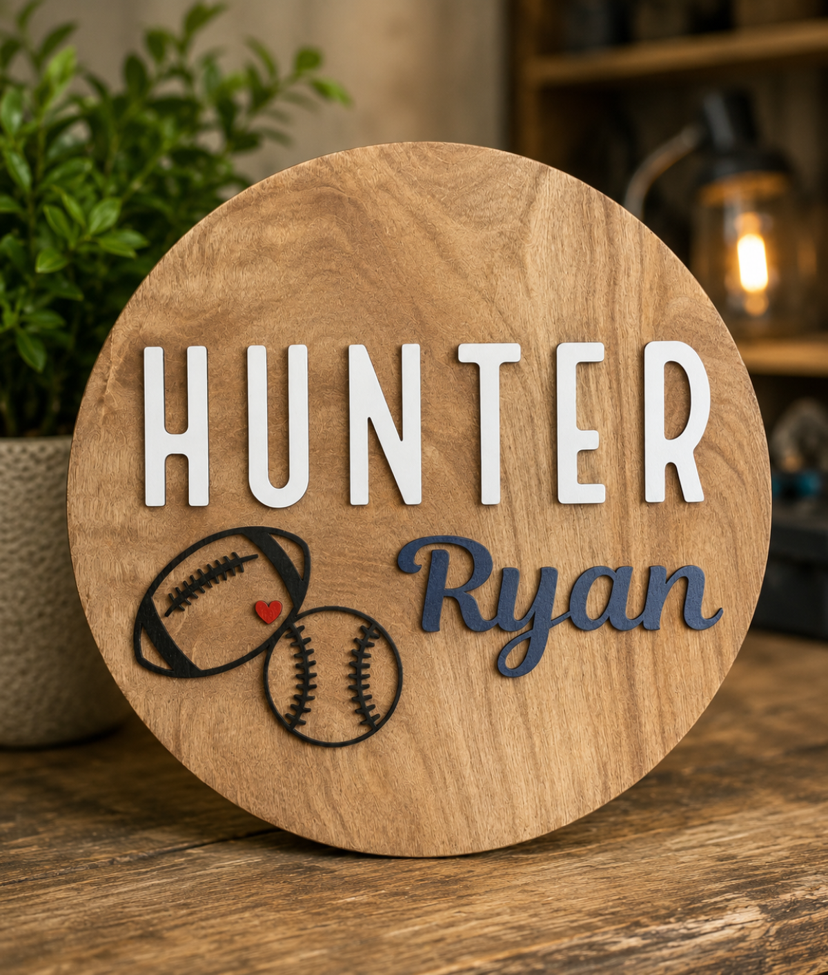 Custom Name Sign | Personalized Laser Cut Wood | Nursery Decor Gift