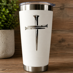 Custom Laser Engraved Tumbler | 20oz Black Stainless Steel | Personalized Gift
