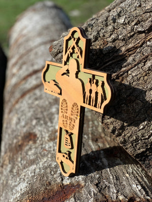 Wooden Army Cross