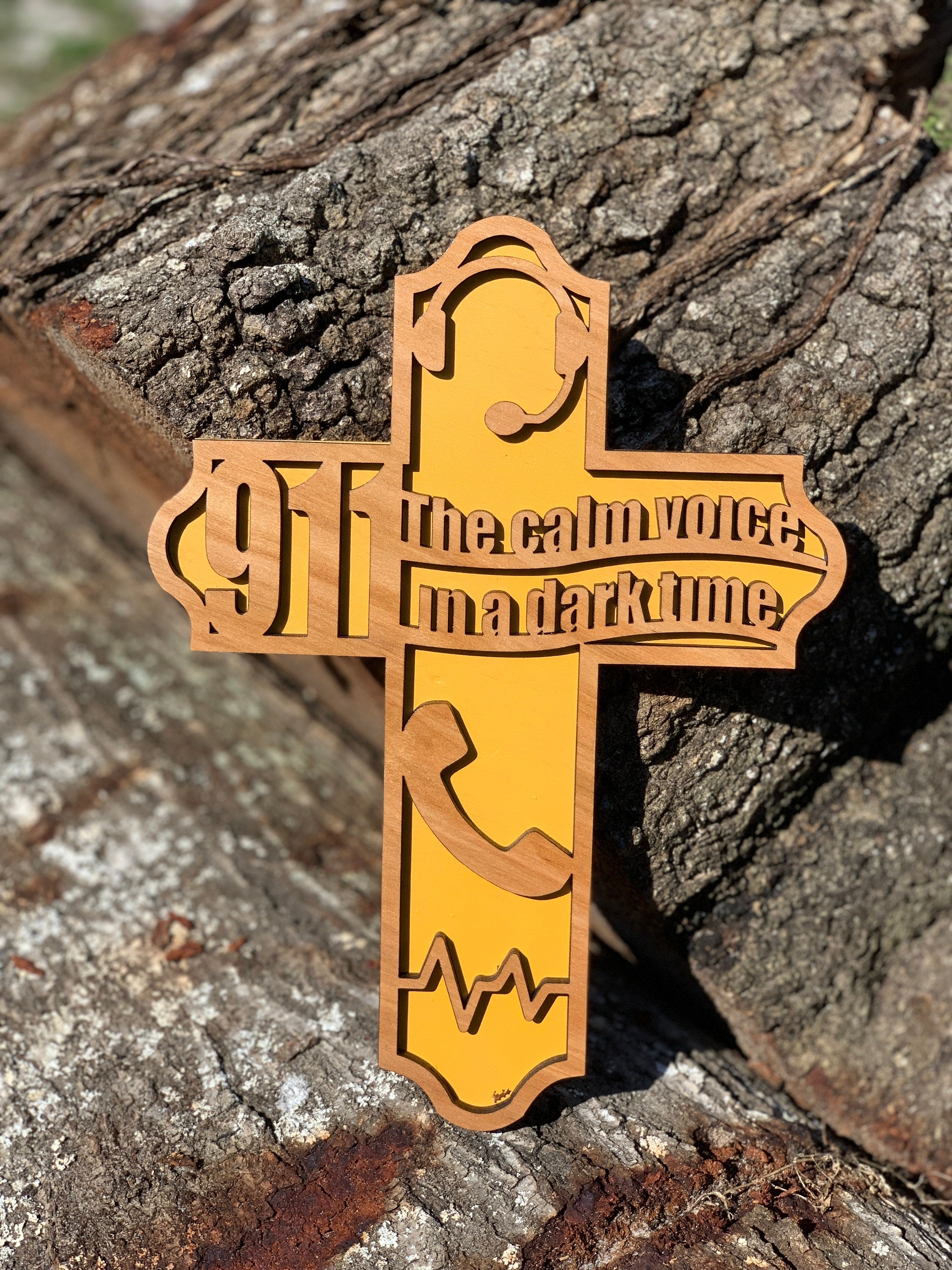 Wooden Dispatcher Cross