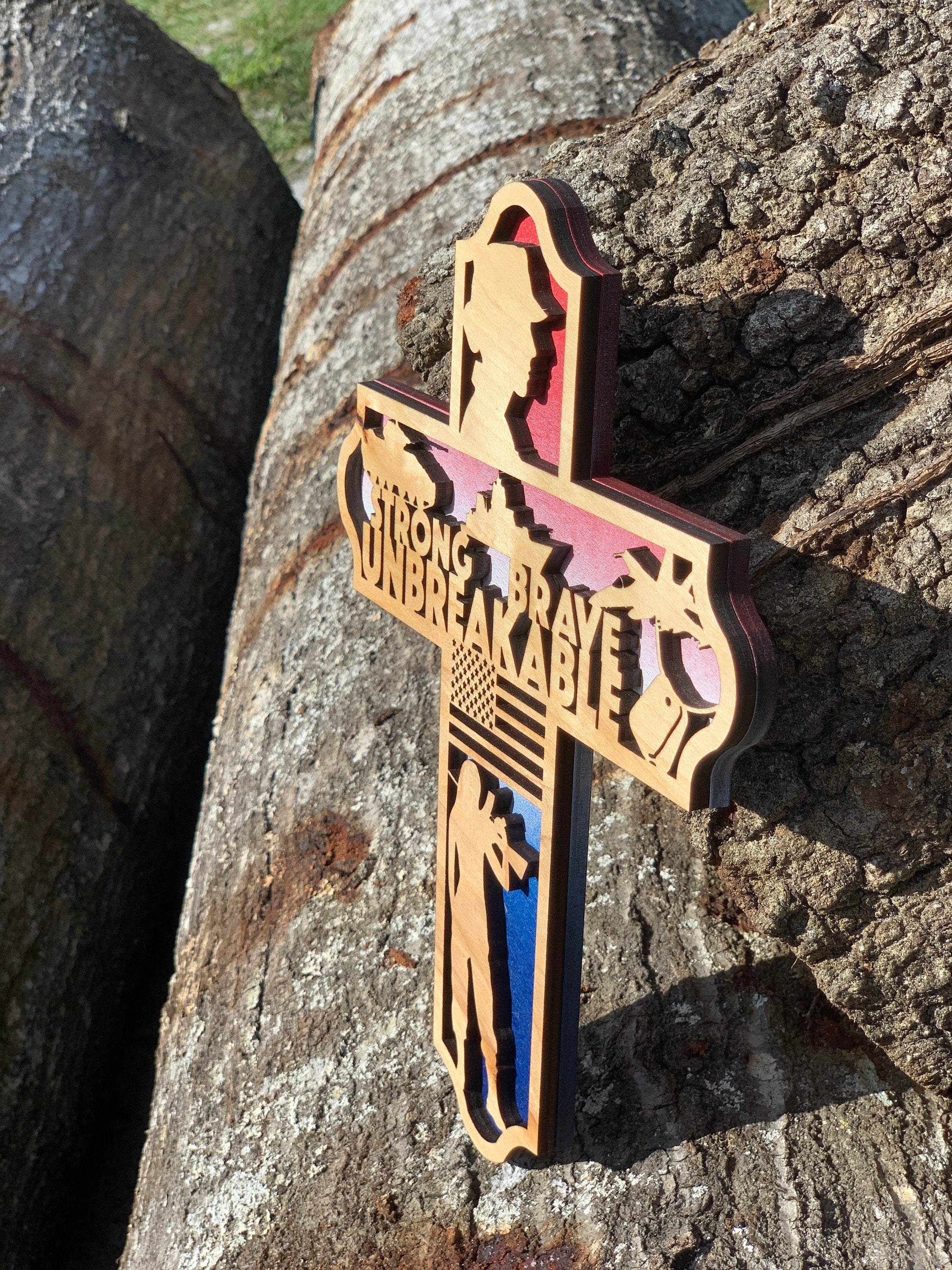 Wooden Women in the Military Cross