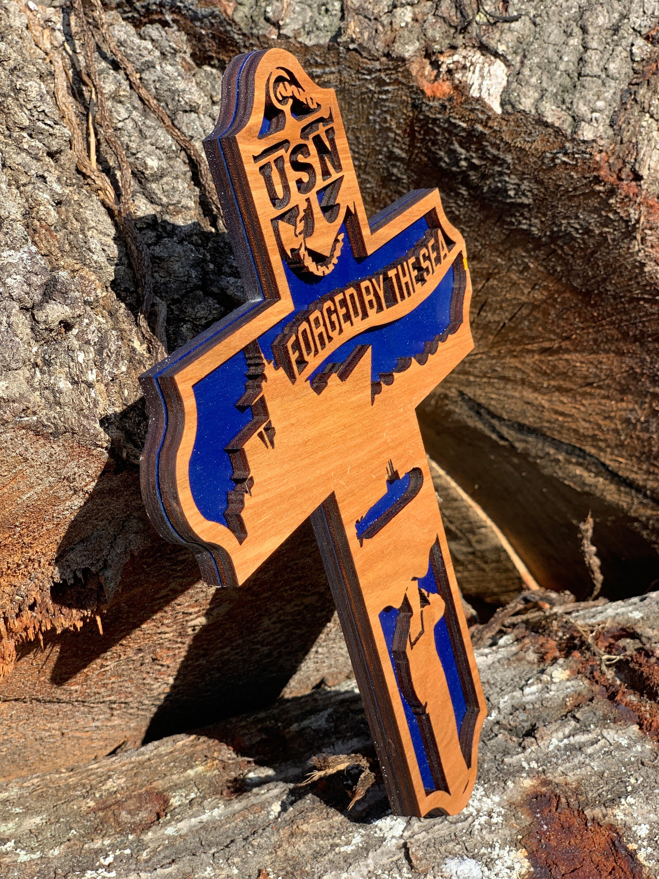 Wooden Navy Cross