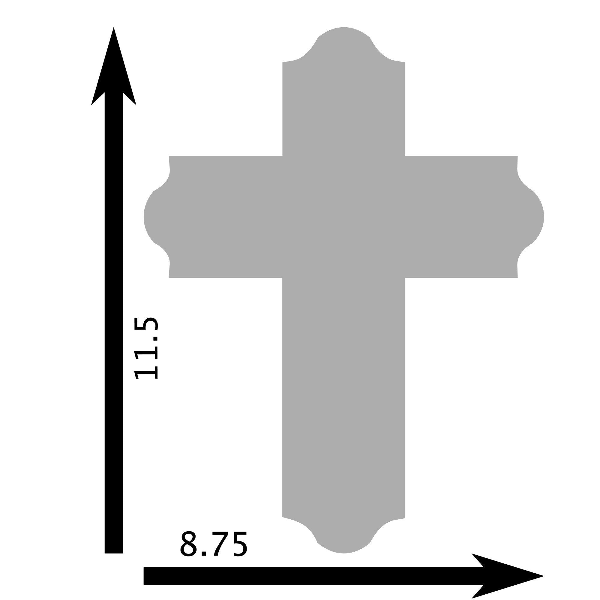 Wooden State Trooper Cross