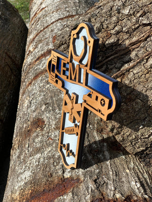 Wooden EMT Cross