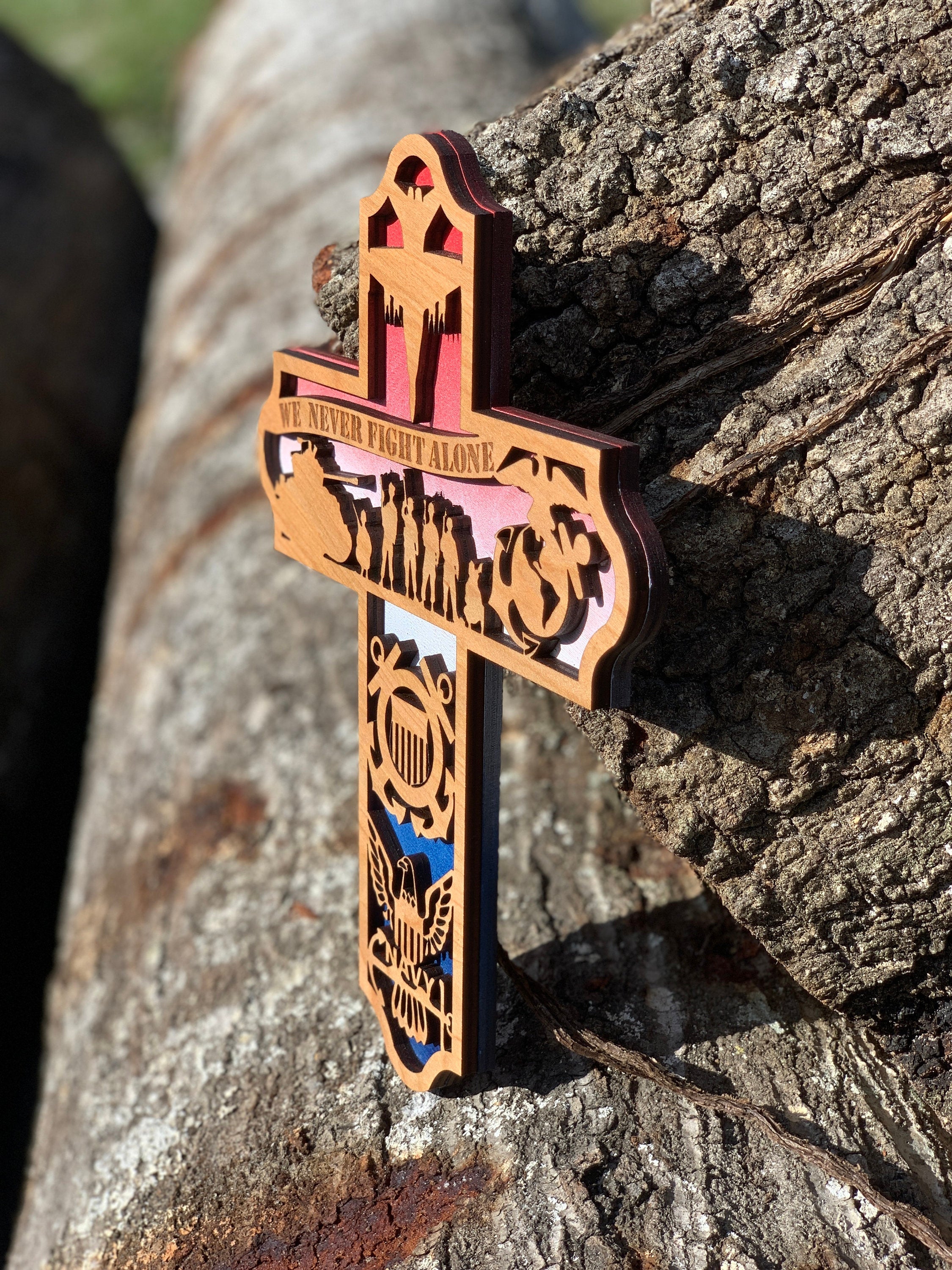 Wooden Military Cross