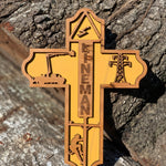 Wooden lineman Cross