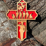 Wooden Marine Cross