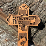 Wooden Hunter Cross