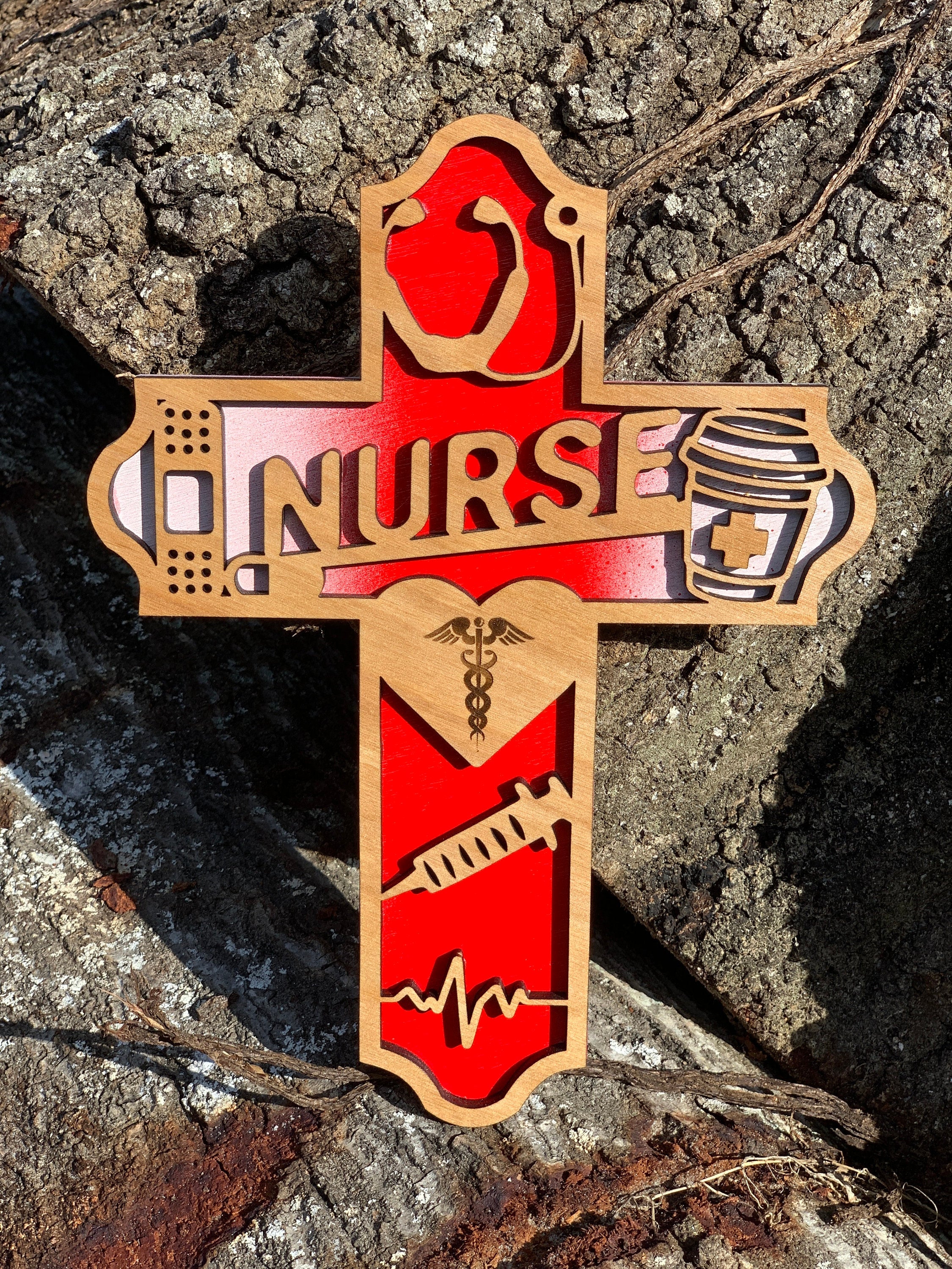 Wooden Nurse Cross