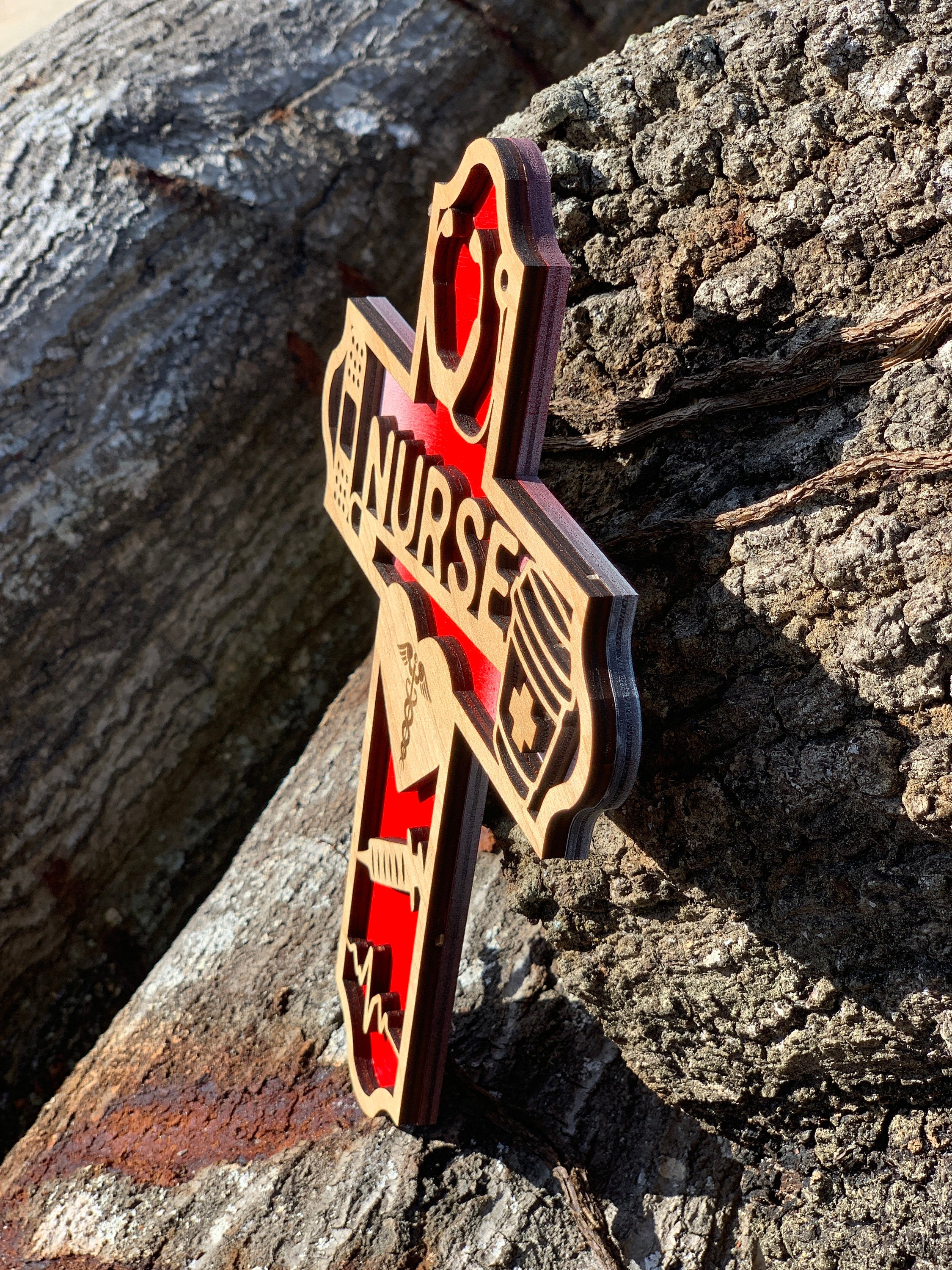 Wooden Nurse Cross