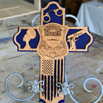 Wooden Police Cross