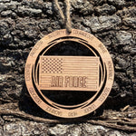 Wooden Air Force Ornament