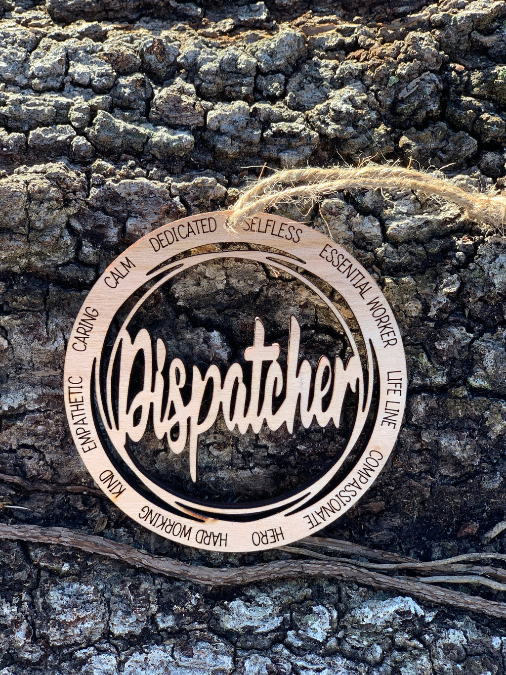 Wooden Dispatcher Ornament |